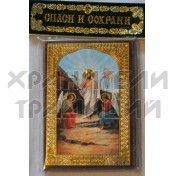 Икона "Воскресение Христово", мдф, полиграфия; 6*8.Арт.И-МДФ-004/019