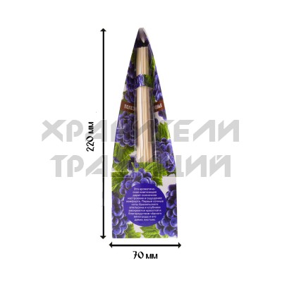 Ароматический диффузор для дома №8 "Черный виноград", с палочками; 50 мл..Арт.АРДД-8ЧВ